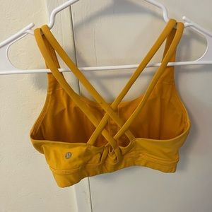 Lululemon energy bra, size 4, tangerine color